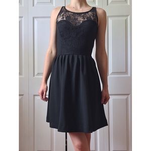 NWOT LC by Lauren Conrad Black Lace Dress